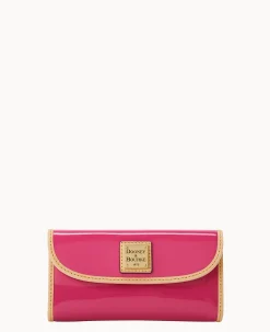 Dooney & Bourke Grab and Go|Clutches<Patent Continental Clutch Fuchsia