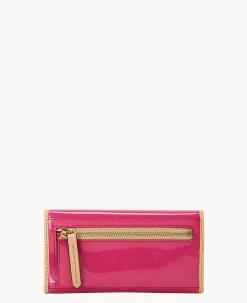 Dooney & Bourke Grab and Go|Clutches<Patent Continental Clutch Fuchsia