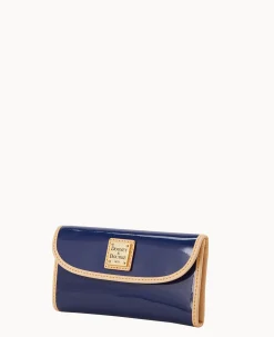 Dooney & Bourke Grab and Go|Clutches<Patent Continental Clutch Indigo