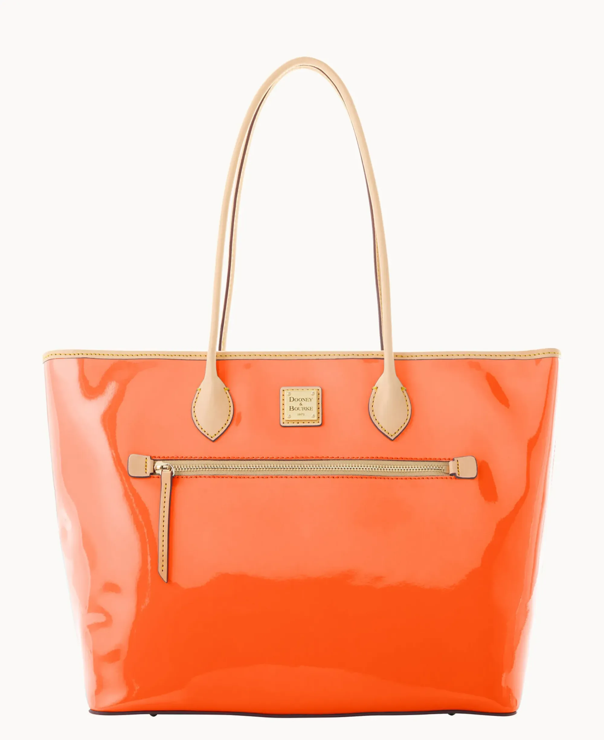 Dooney & Bourke Ready For the Getaway|Smooth Leather<Patent Large Tote Clementine