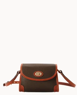Dooney & Bourke The Pebble Grain Collection|Pebbled Leather<Pebble Grain 18 Crossbody Brown Tmoro