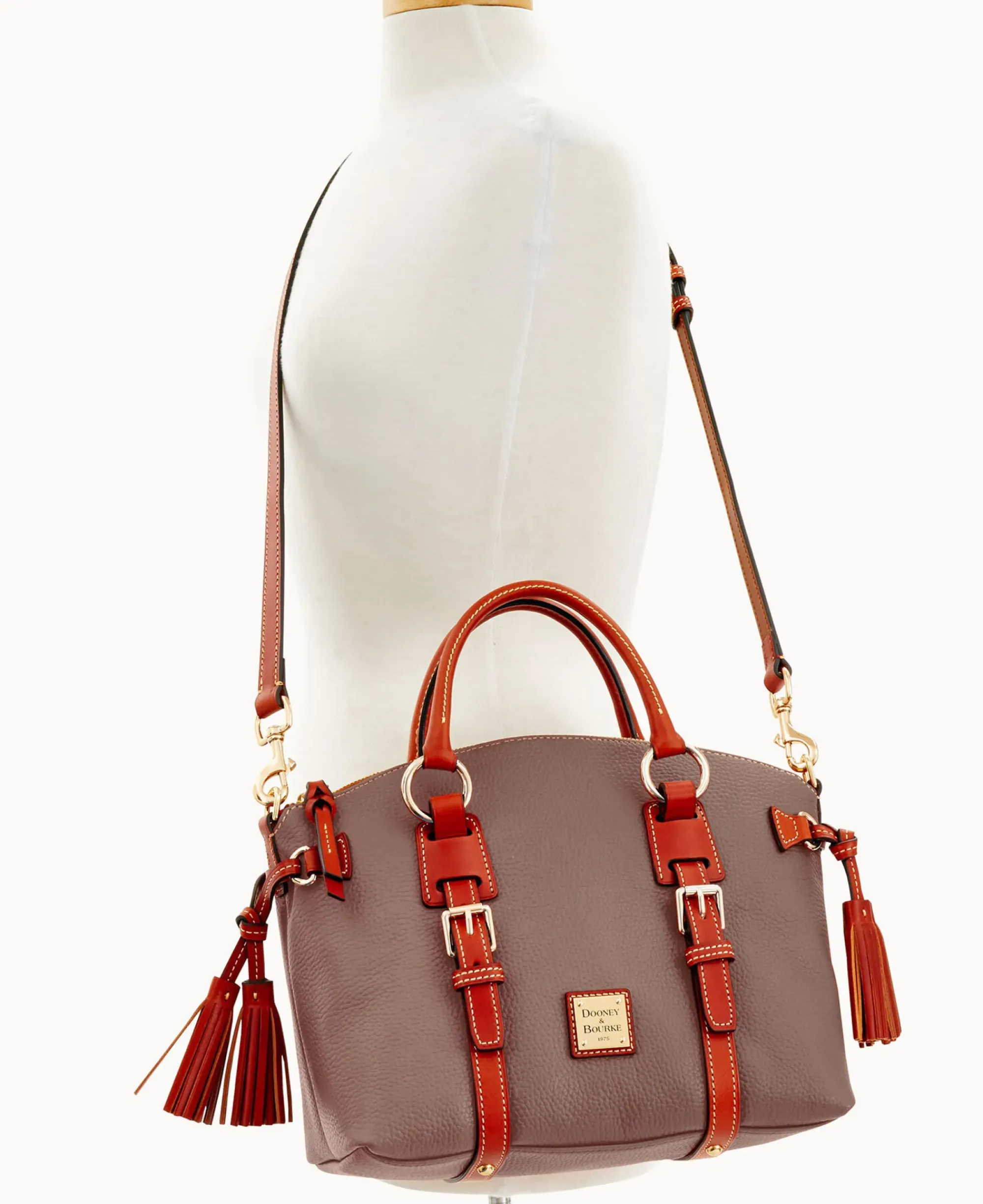 Dooney & Bourke The Pebble Grain Collection|Pebbled Leather<Pebble Grain Bristol Satchel Elephant
