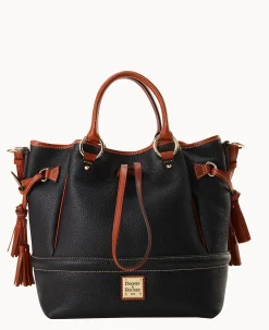 Dooney & Bourke The Pebble Grain Collection|Pebbled Leather<Pebble Grain Buckley Bag Black
