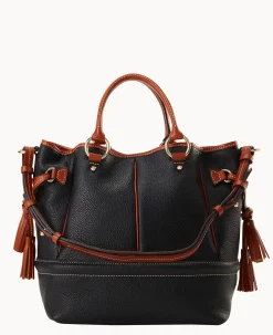 Dooney & Bourke The Pebble Grain Collection|Pebbled Leather<Pebble Grain Buckley Bag Black
