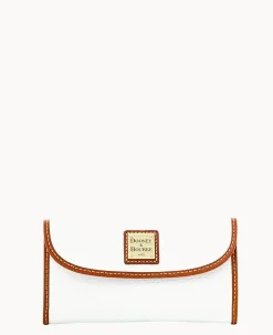 Dooney & Bourke The Pebble Grain Collection|Grab and Go<Pebble Grain Continental Clutch White