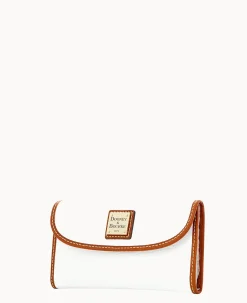 Dooney & Bourke The Pebble Grain Collection|Grab and Go<Pebble Grain Continental Clutch White