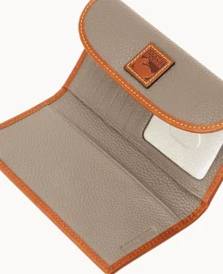 Dooney & Bourke The Pebble Grain Collection|Grab and Go<Pebble Grain Continental Clutch Taupe
