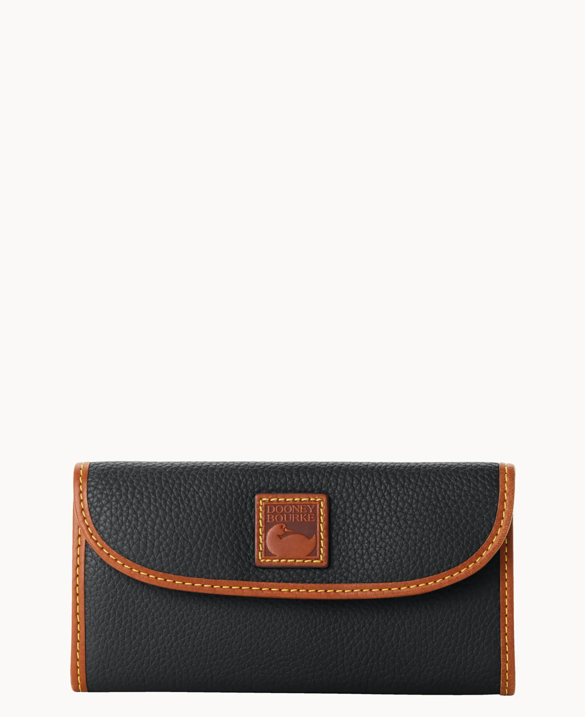 Dooney & Bourke The Pebble Grain Collection|Grab and Go<Pebble Grain Continental Clutch Black