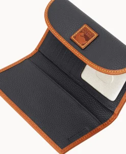 Dooney & Bourke The Pebble Grain Collection|Grab and Go<Pebble Grain Continental Clutch Black