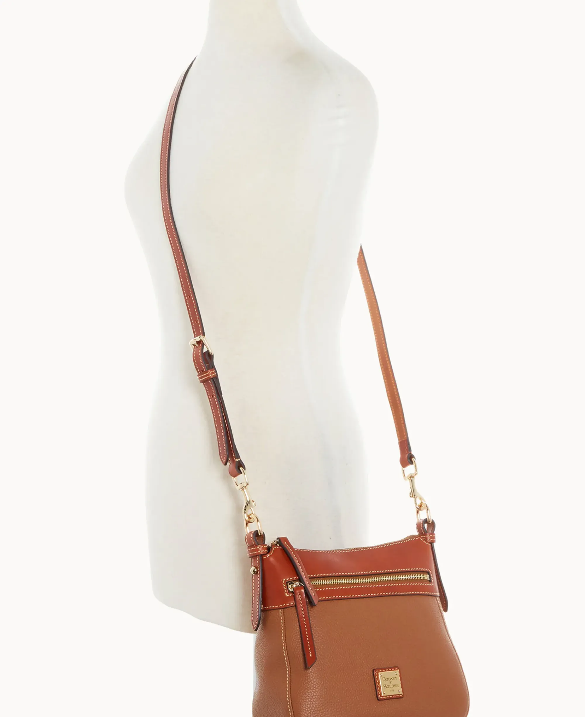 Dooney & Bourke The Pebble Grain Collection|Pebbled Leather<Pebble Grain Crossbody 25 Caramel