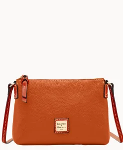 Dooney & Bourke The Pebble Grain Collection|Pebbled Leather<Pebble Grain Crossbody Pouchette Caramel