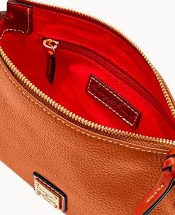 Dooney & Bourke The Pebble Grain Collection|Pebbled Leather<Pebble Grain Crossbody Pouchette Caramel