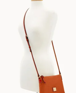 Dooney & Bourke The Pebble Grain Collection|Pebbled Leather<Pebble Grain Crossbody Pouchette Caramel