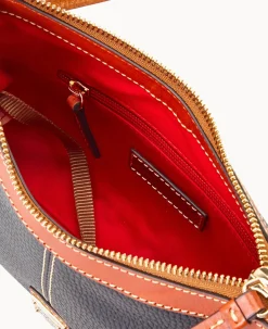Dooney & Bourke The Pebble Grain Collection|Pebbled Leather<Pebble Grain Crossbody Pouch Black