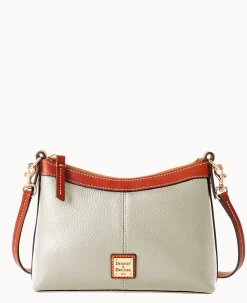 Dooney & Bourke The Pebble Grain Collection|Pebbled Leather<Pebble Grain Crossbody Pouch White