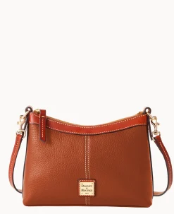 Dooney & Bourke The Pebble Grain Collection|Pebbled Leather<Pebble Grain Crossbody Pouch Caramel