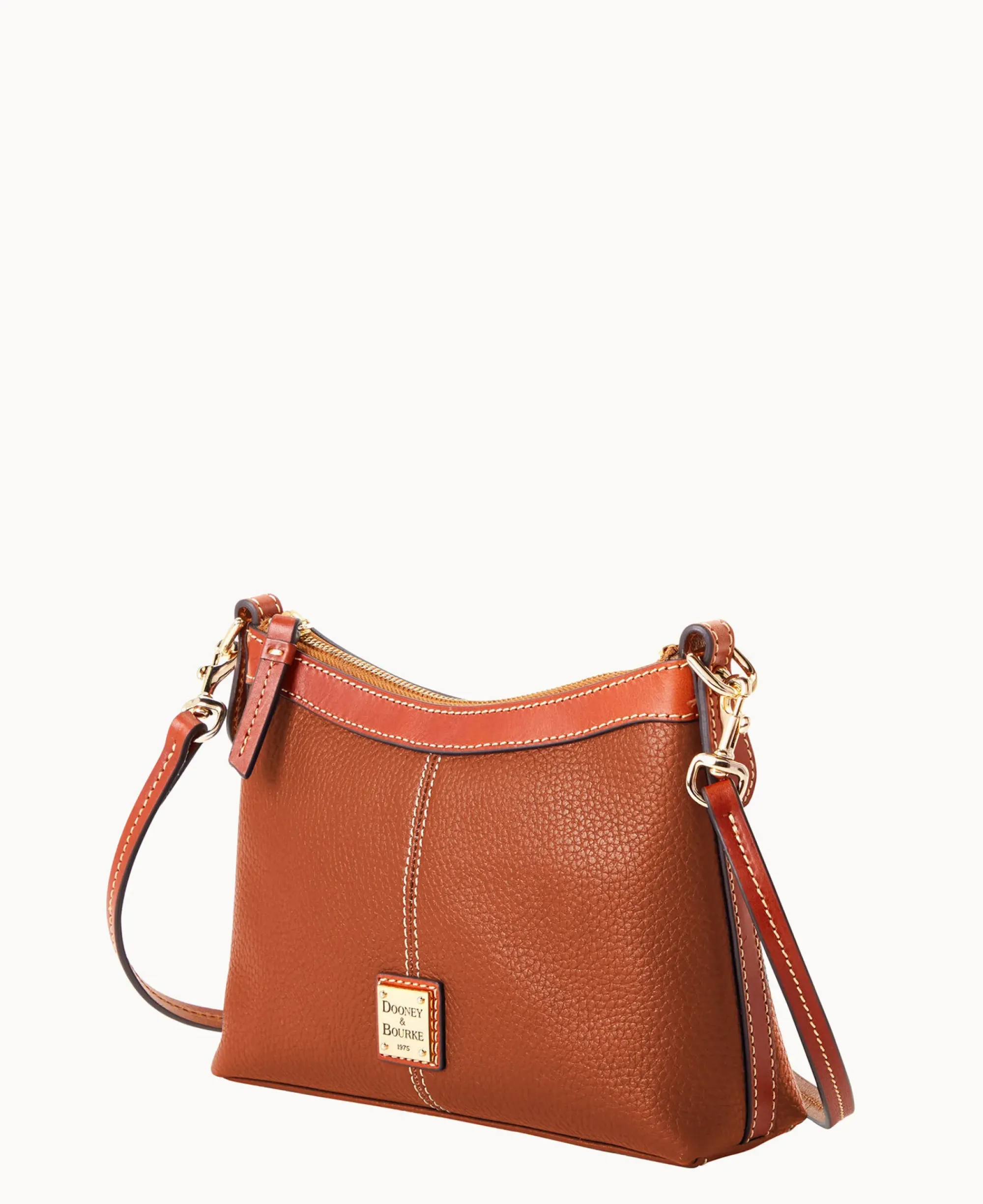 Dooney & Bourke The Pebble Grain Collection|Pebbled Leather<Pebble Grain Crossbody Pouch Caramel