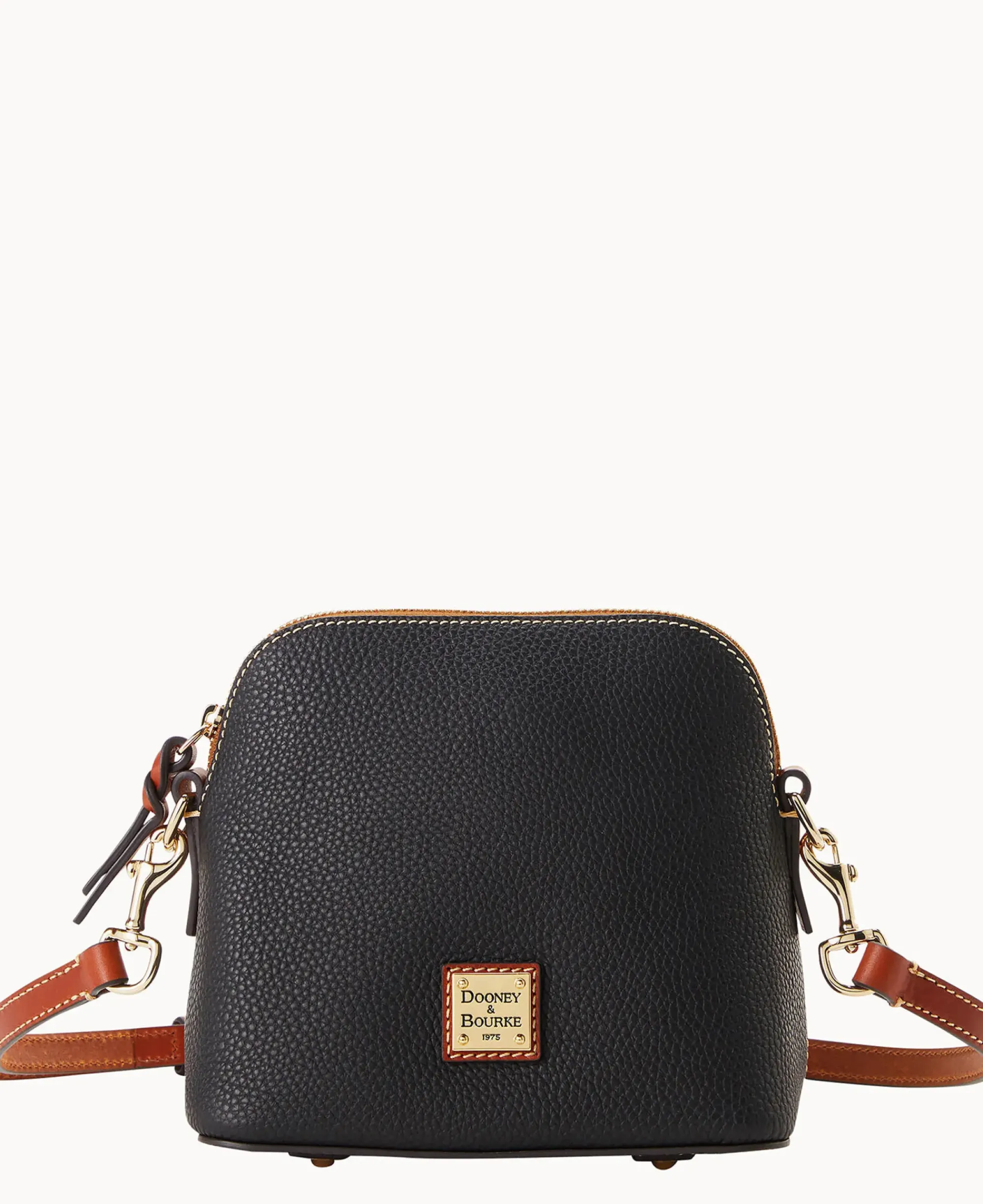 Dooney & Bourke The Pebble Grain Collection|Pebbled Leather<Pebble Grain Domed Crossbody Black
