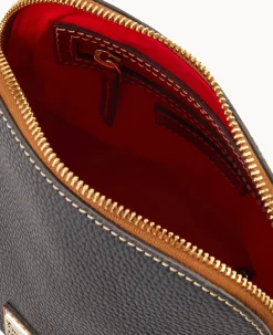 Dooney & Bourke The Pebble Grain Collection|Pebbled Leather<Pebble Grain Domed Crossbody Black