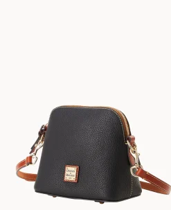 Dooney & Bourke The Pebble Grain Collection|Pebbled Leather<Pebble Grain Domed Crossbody Black