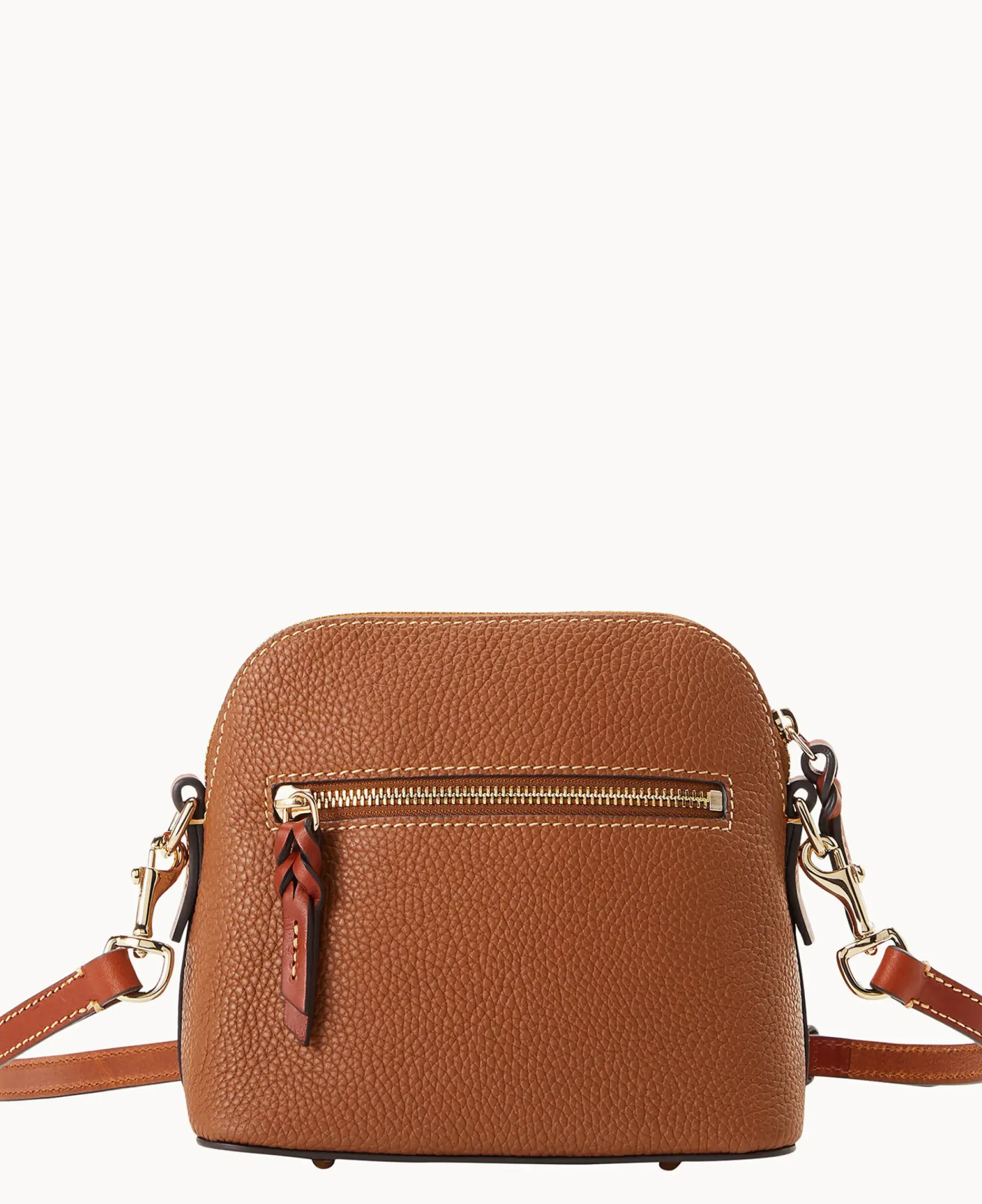 Dooney & Bourke The Pebble Grain Collection|Pebbled Leather<Pebble Grain Domed Crossbody Caramel