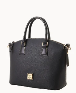 Dooney & Bourke The Pebble Grain Collection|Pebbled Leather<Pebble Grain Domed Satchel Black Black