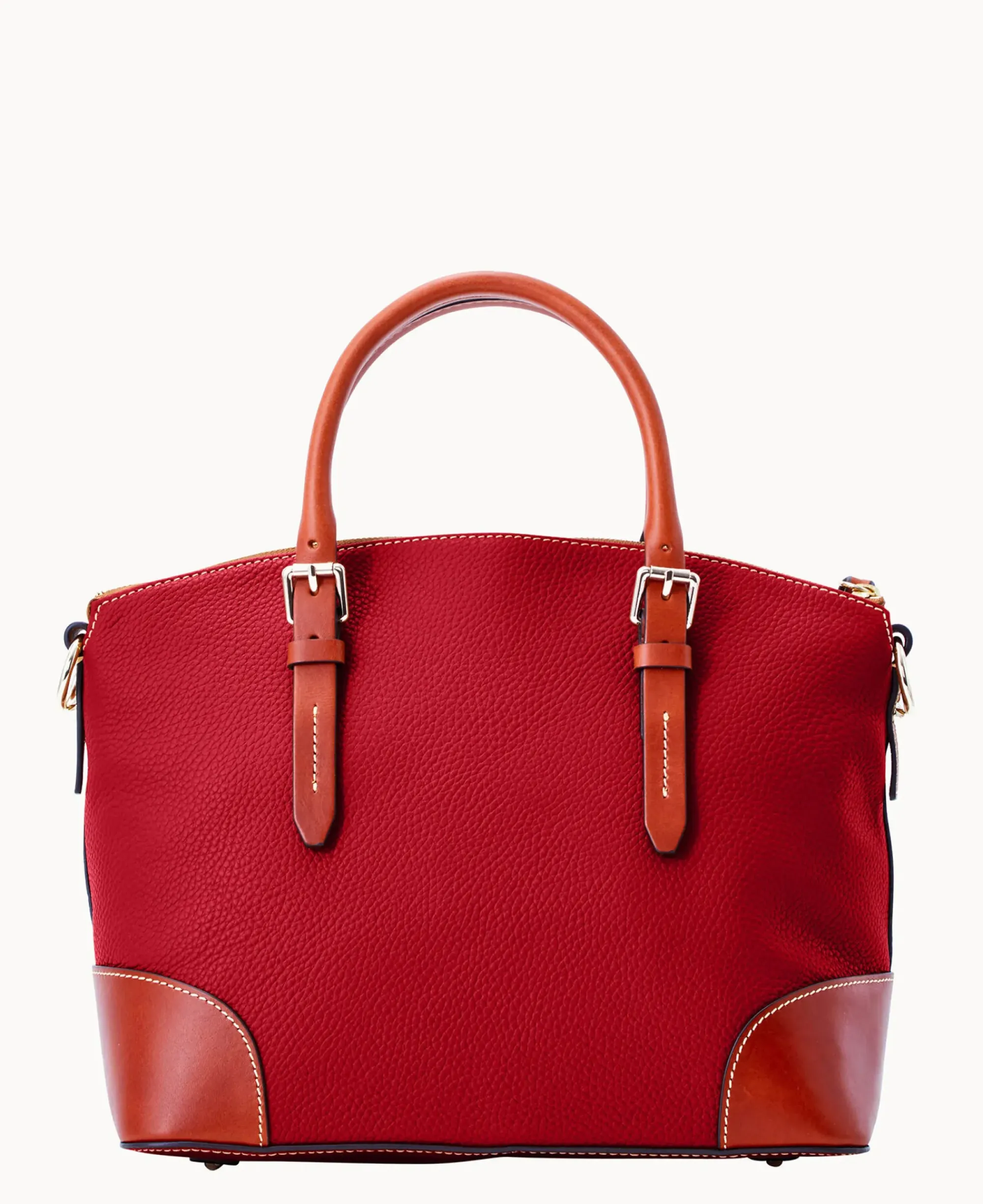 Dooney & Bourke The Pebble Grain Collection|Pebbled Leather<Pebble Grain Domed Satchel Red