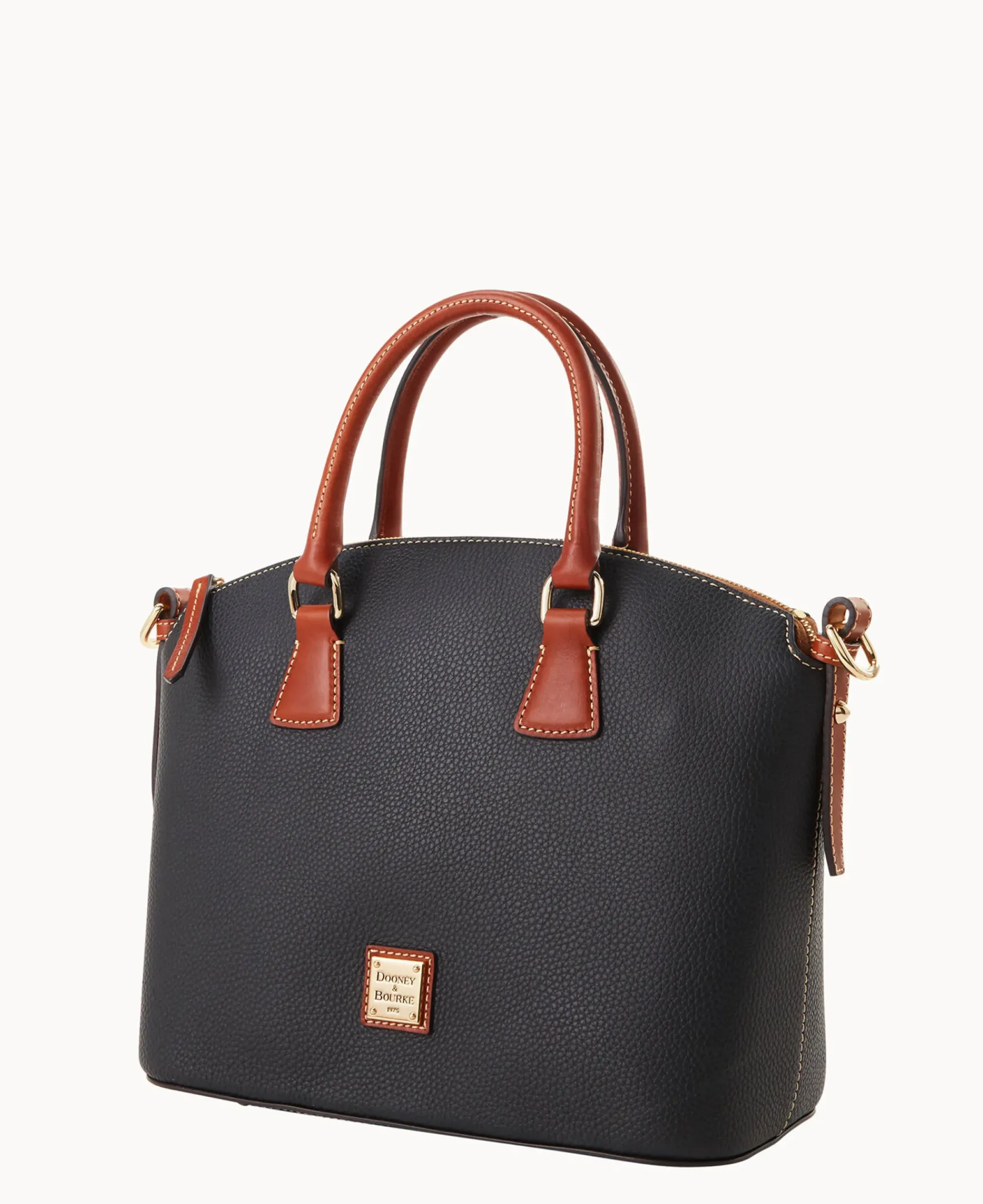 Dooney & Bourke The Pebble Grain Collection|Pebbled Leather<Pebble Grain Domed Satchel Black