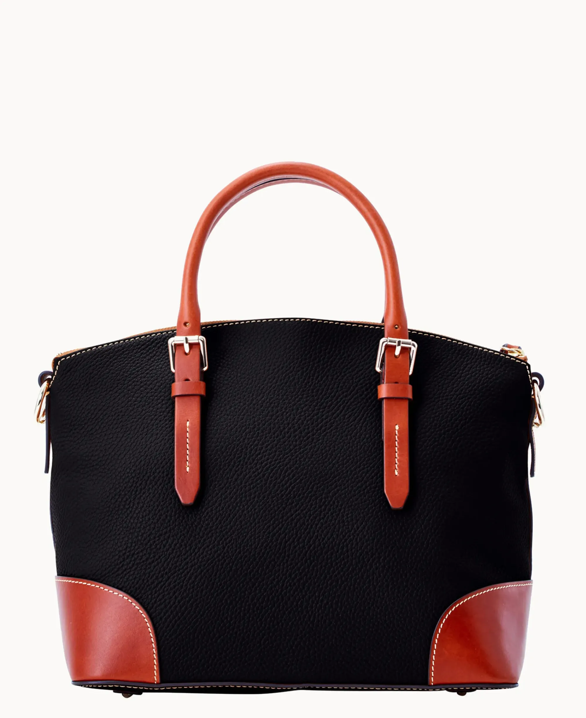 Dooney & Bourke The Pebble Grain Collection|Pebbled Leather<Pebble Grain Domed Satchel Black