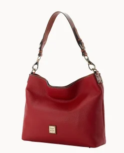 Dooney & Bourke The Pebble Grain Collection|Pebbled Leather<Pebble Grain Extra Large Courtney Sac Red