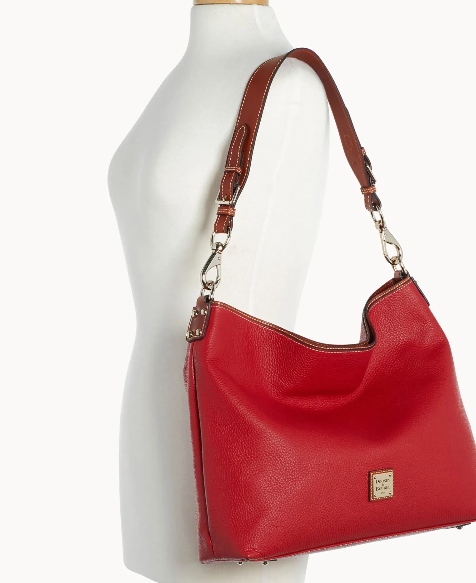Dooney & Bourke The Pebble Grain Collection|Pebbled Leather<Pebble Grain Extra Large Courtney Sac Red