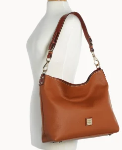 Dooney & Bourke The Pebble Grain Collection|Pebbled Leather<Pebble Grain Extra Large Courtney Sac Caramel