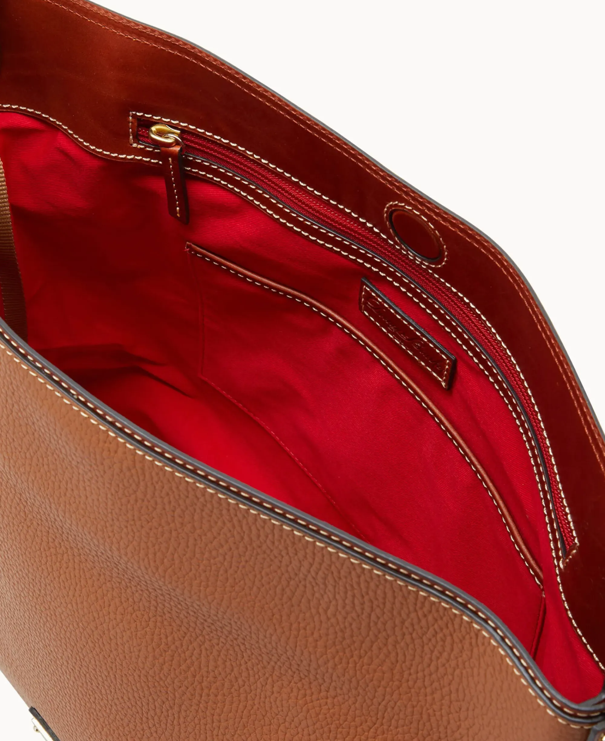 Dooney & Bourke The Pebble Grain Collection|Pebbled Leather<Pebble Grain Extra Large Courtney Sac Caramel