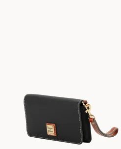 Dooney & Bourke The Pebble Grain Collection|Grab and Go<Pebble Grain Fey Phone Wristlet Black