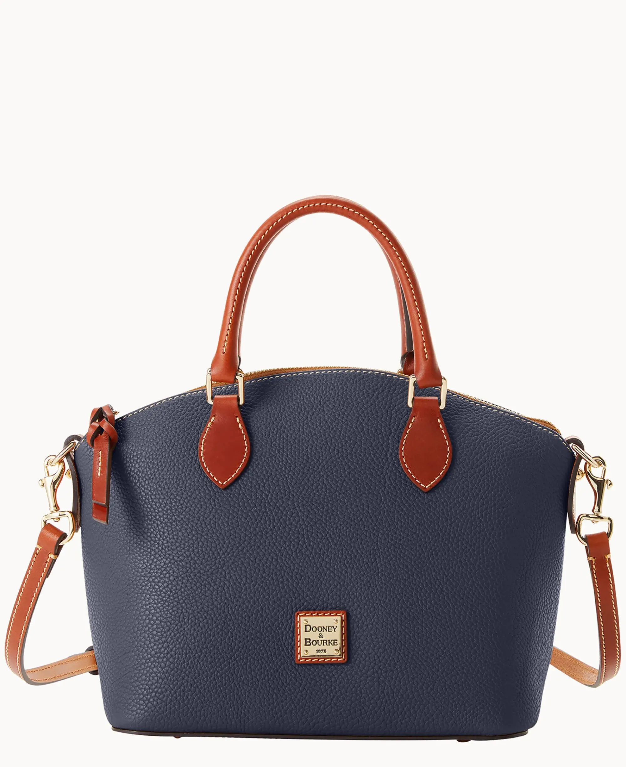 Dooney & Bourke The Pebble Grain Collection|Pebbled Leather<Pebble Grain Geena Satchel Midnight Blue