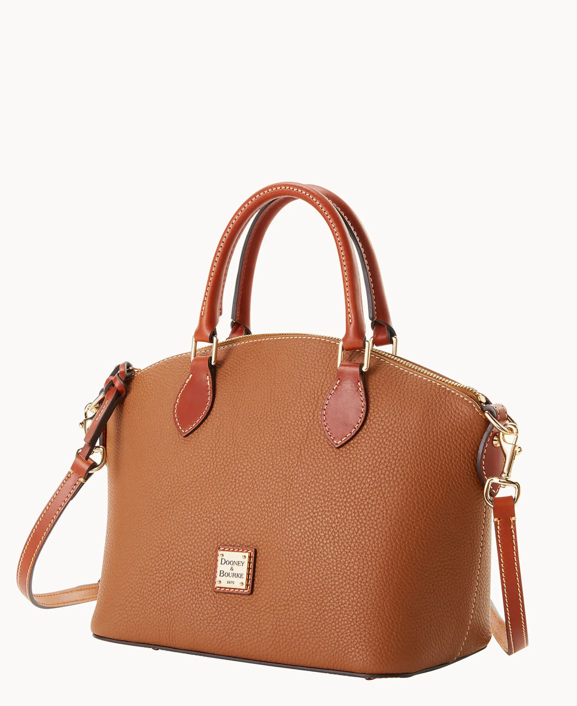 Dooney & Bourke The Pebble Grain Collection|Pebbled Leather<Pebble Grain Geena Satchel Caramel