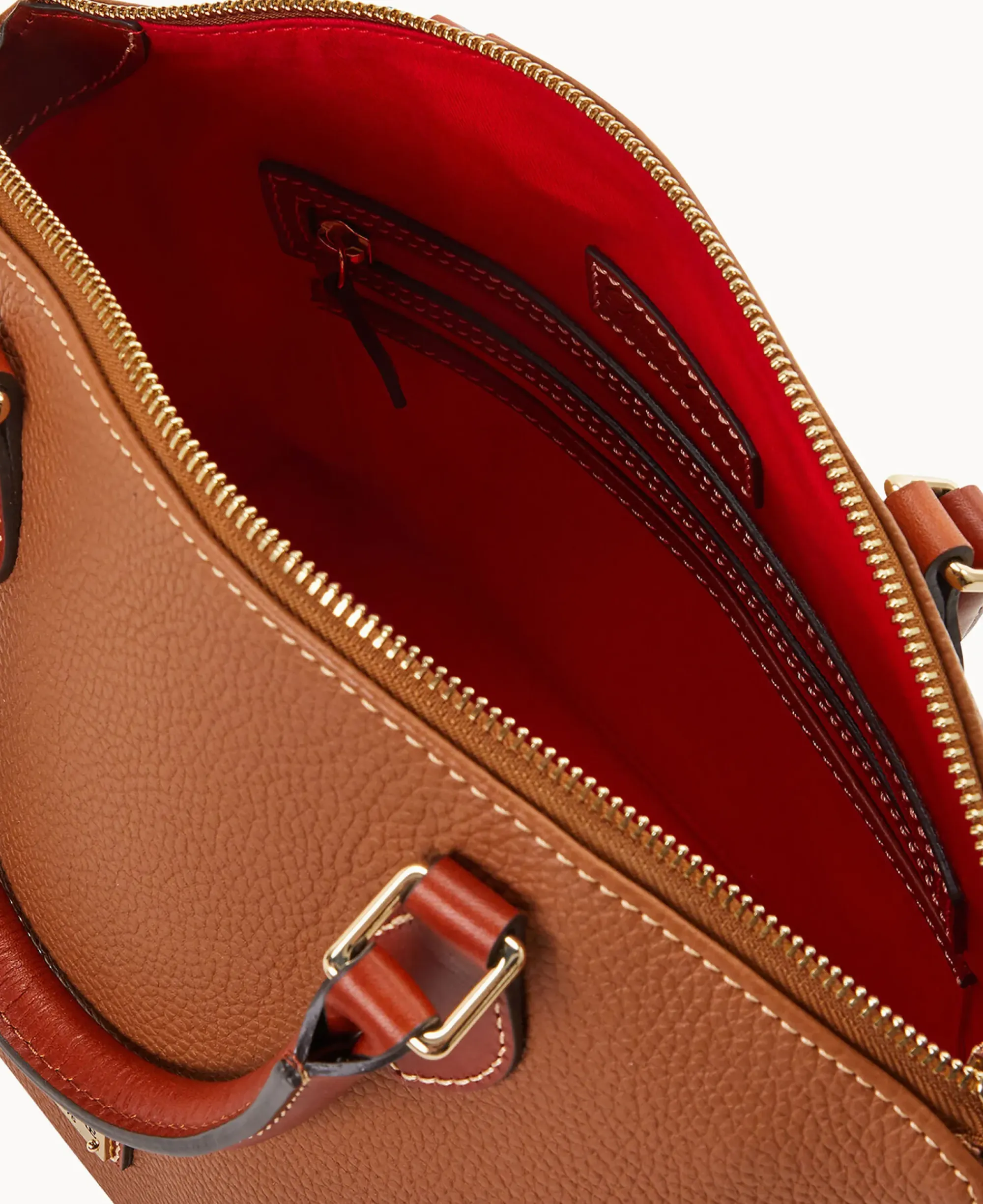 Dooney & Bourke The Pebble Grain Collection|Pebbled Leather<Pebble Grain Geena Satchel Caramel