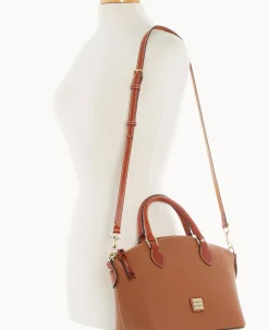 Dooney & Bourke The Pebble Grain Collection|Pebbled Leather<Pebble Grain Geena Satchel Caramel
