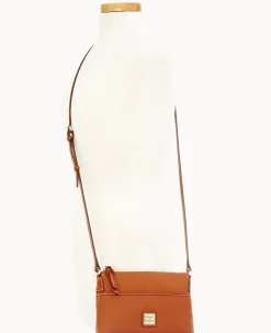 Dooney & Bourke The Pebble Grain Collection|Pebbled Leather<Pebble Grain Ginger Crossbody Caramel