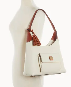 Dooney & Bourke The Pebble Grain Collection|Pebbled Leather<Pebble Grain Hobo White