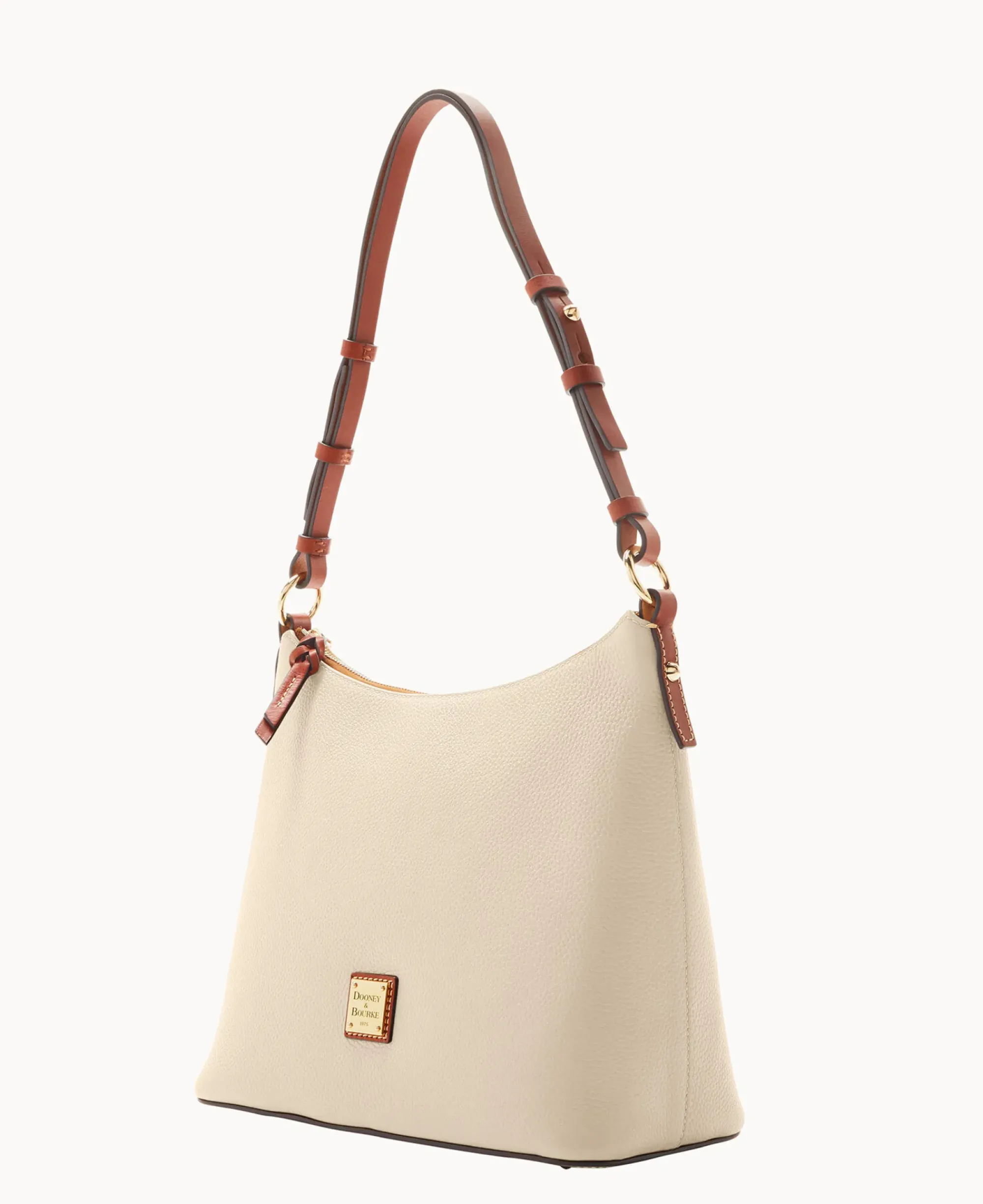Dooney & Bourke The Pebble Grain Collection|Pebbled Leather<Pebble Grain Hobo Bone