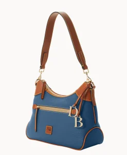 Dooney & Bourke The Pebble Grain Collection|Ready For the Getaway<Pebble Grain Hobo Jeans