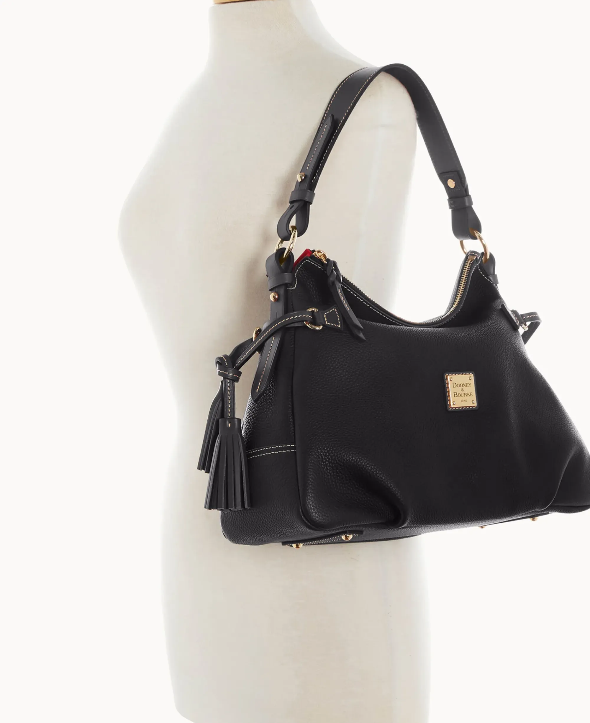 Dooney & Bourke The Pebble Grain Collection|Pebbled Leather<Pebble Grain Hobo Black Black