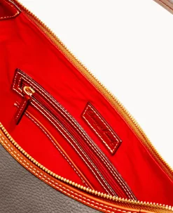 Dooney & Bourke The Pebble Grain Collection|Ready For the Getaway<Pebble Grain Hobo Elephant