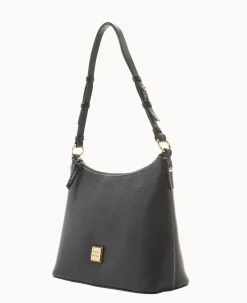 Dooney & Bourke The Pebble Grain Collection|Pebbled Leather<Pebble Grain Hobo Black Black