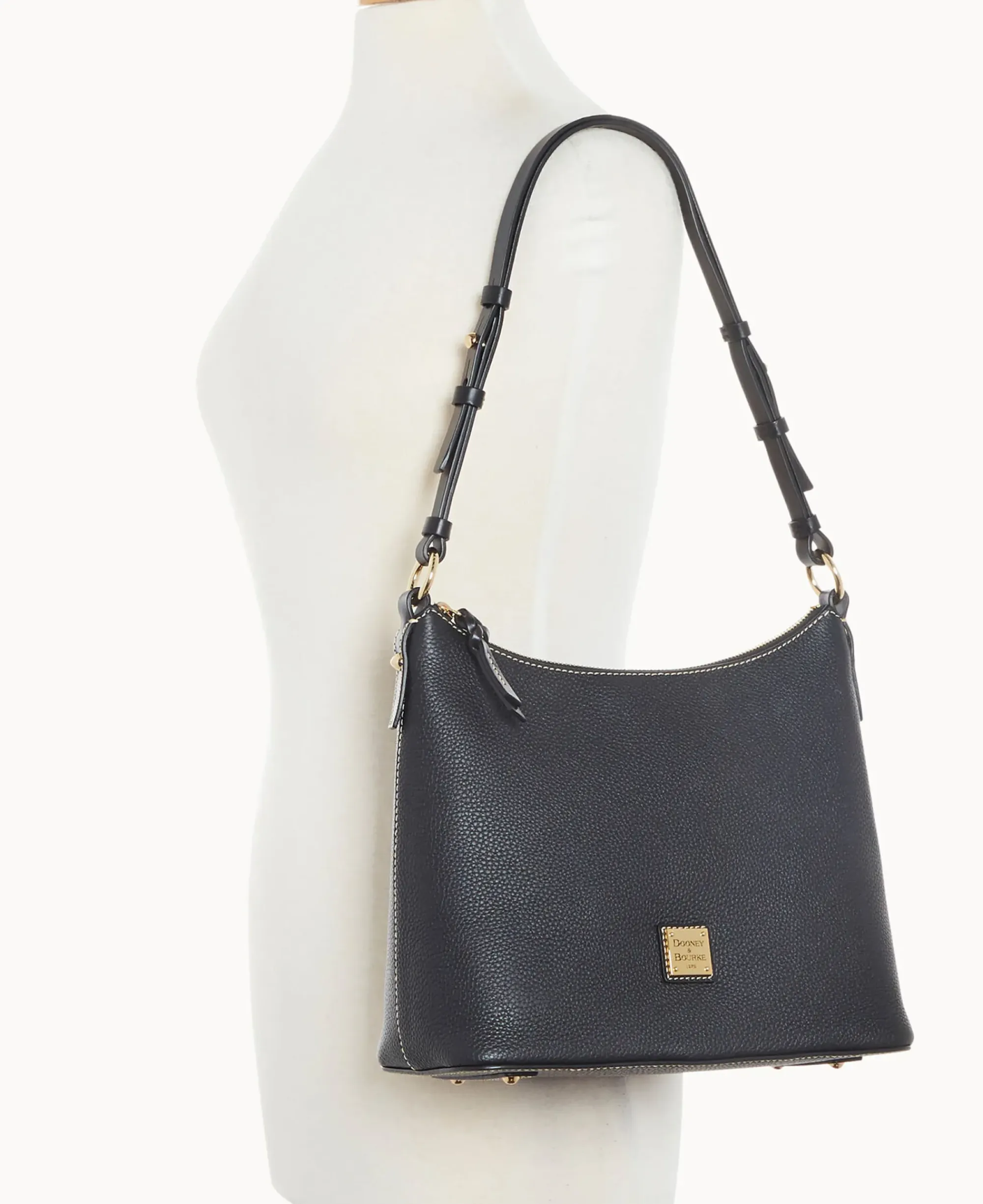 Dooney & Bourke The Pebble Grain Collection|Pebbled Leather<Pebble Grain Hobo Black Black