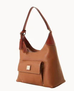 Dooney & Bourke The Pebble Grain Collection|Pebbled Leather<Pebble Grain Hobo Caramel