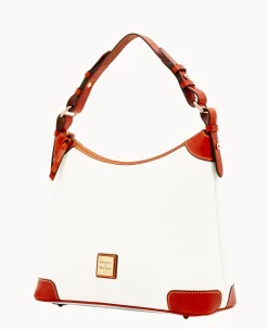 Dooney & Bourke The Pebble Grain Collection|Ready For the Getaway<Pebble Grain Hobo White