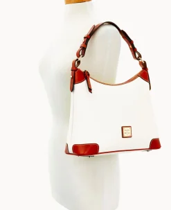 Dooney & Bourke The Pebble Grain Collection|Ready For the Getaway<Pebble Grain Hobo White