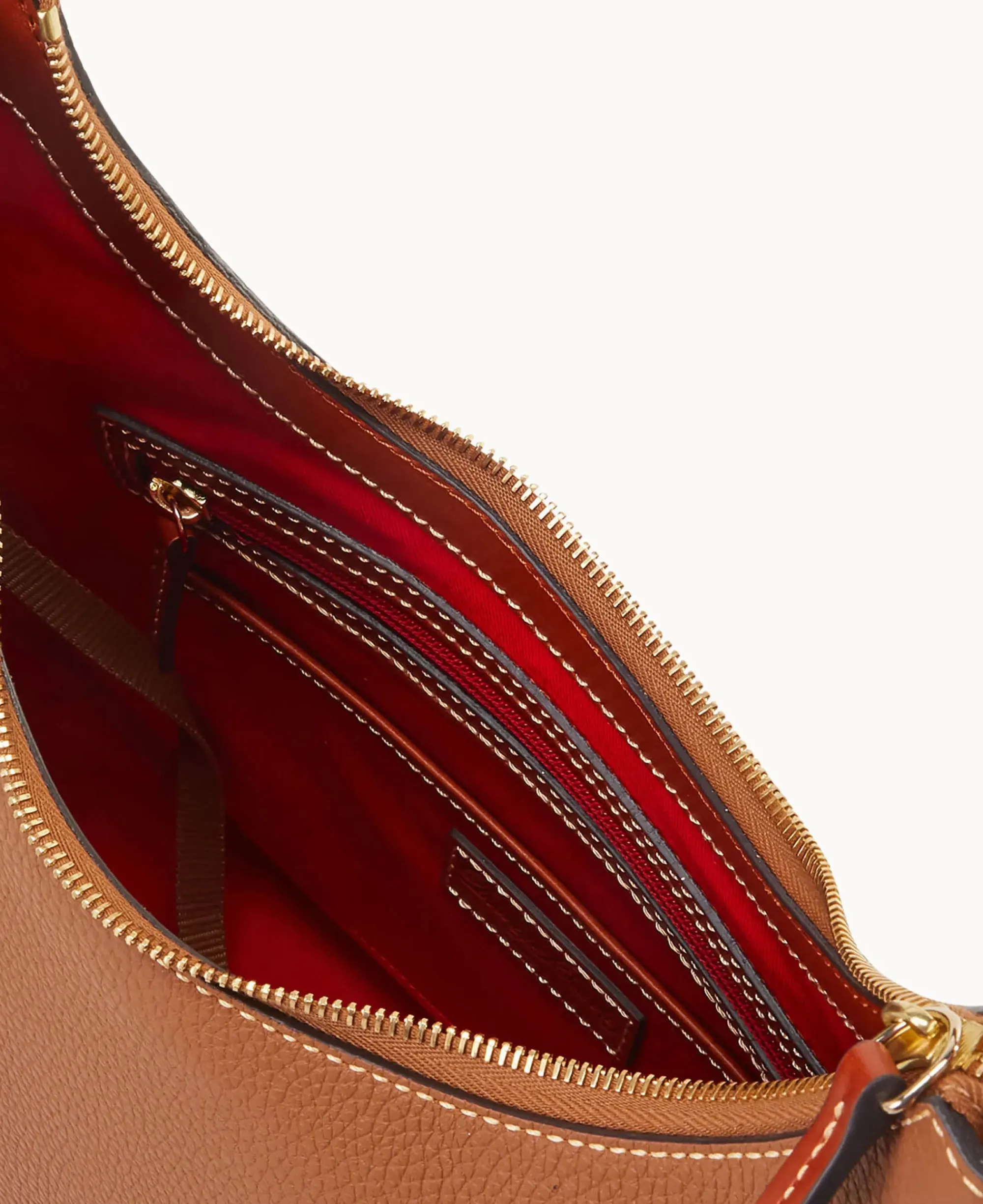 Dooney & Bourke The Pebble Grain Collection|Pebbled Leather<Pebble Grain Hobo Caramel